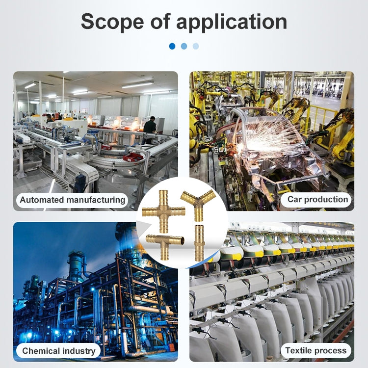 LAIZE 2pcs Pagoda Y-type Three Way Pneumatic Components, Caliber:10mm by LAIZE