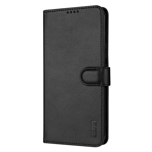 For Samsung Galaxy A26 5G AZNS Skin Feel Calf Texture Flip Leather Phone Case(Black) by AZNS