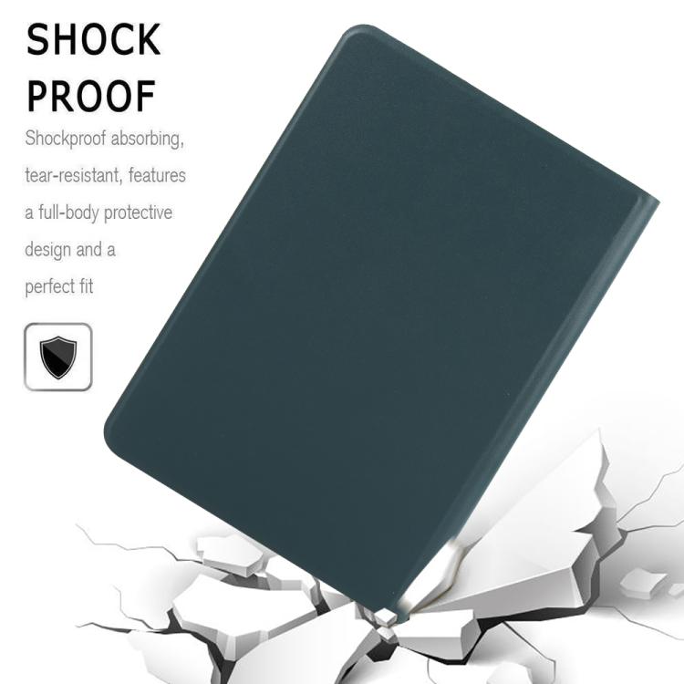 7-8 inch Voltage Hook 360 Rotation Leather Tablet Case(Deep Green) by bashfashion