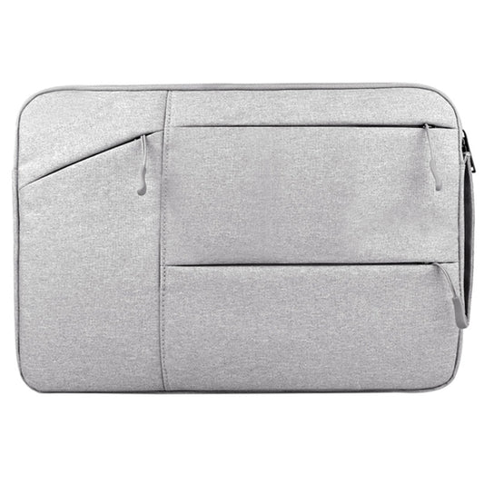 Universal Multiple Pockets Wearable Oxford Cloth Soft Portable Simple Business Laptop Tablet Bag, For 15.6 inch and Below Macbook, Samsung, Lenovo, Sony, DELL Alienware, CHUWI, ASUS, HP (Light Grey) by bashfashion