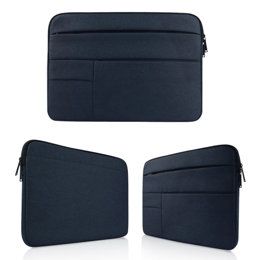 Universal Multiple Pockets Wearable Oxford Cloth Soft Portable Leisurely Laptop Tablet Bag, For 13.3 inch and Below Macbook, Samsung, Lenovo, Sony, DELL Alienware, CHUWI, ASUS, HP (navy) by bashfashion