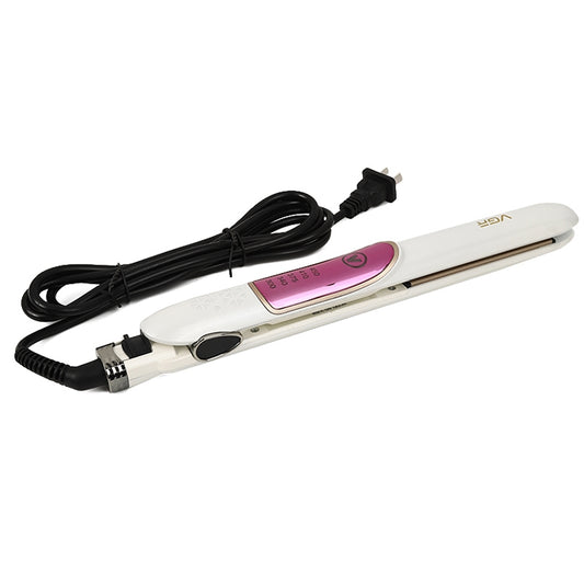 VGR V-509 35W 5 Gears AdjustableHair Straightening Curling Iron Dual-use, Plug Type: EU Plug(White) by VGR