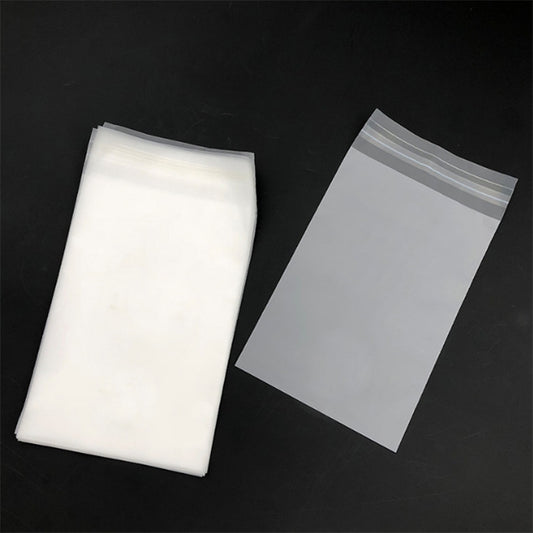 200 PCS Frosted Translucent CPE Self-adhesive Bag Zip Lock Bag Packaging Bag, Size: 7x12+2cm by bashfashion