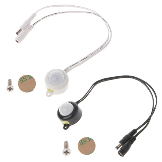 DC 5-24V/5A With Plug for LED Light Bar Human Body Infrared PIR Motion Sensor Switch(Black) by bashfashion