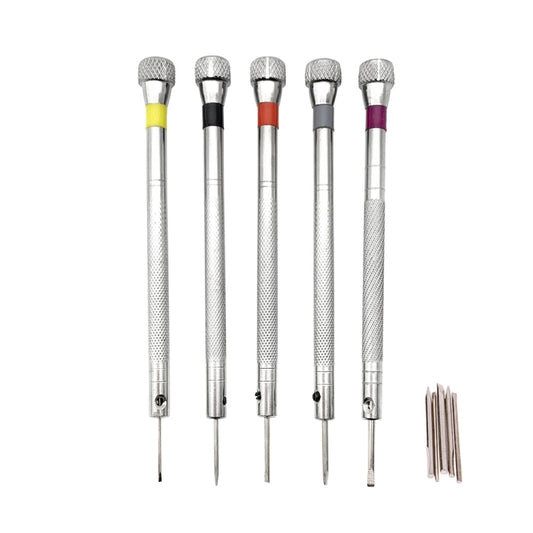 Watch Repair Tools Glasses Computer Screwdrivers, Style: White Bits by bashfashion