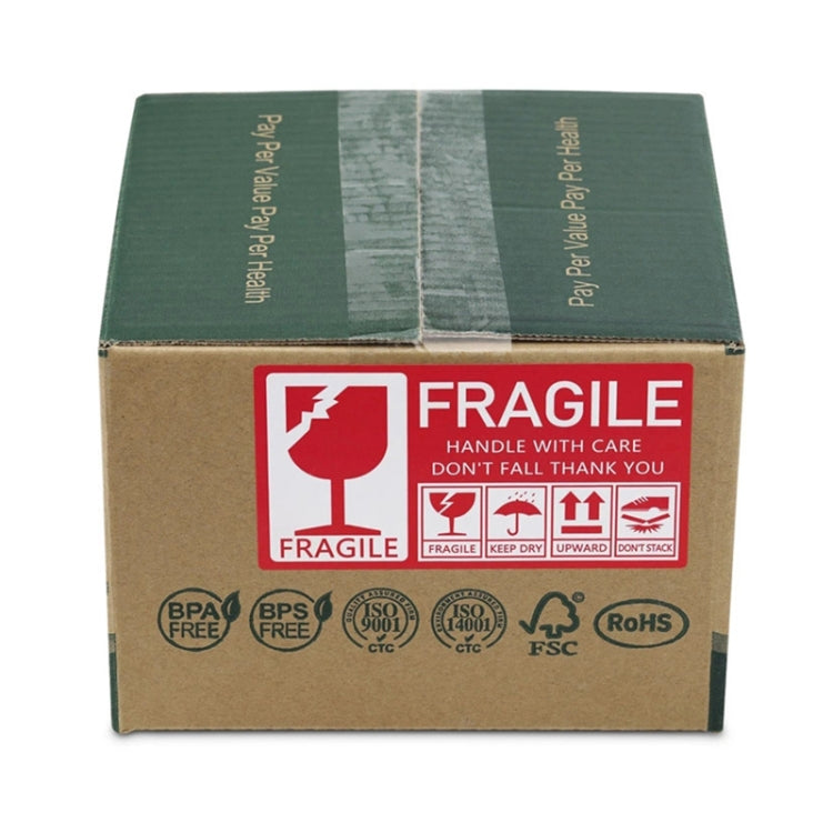 Fragile Goods Label Express Carton Warning Sticker Handle Careful Stickers(F41) by bashfashion