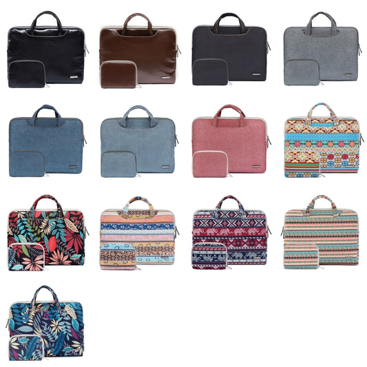 LiSEN LS-116 Simple Laptop Bag Business Laptop Liner Bag, Size: 11.6 inch(Canvas Bohemia) by LiSEN
