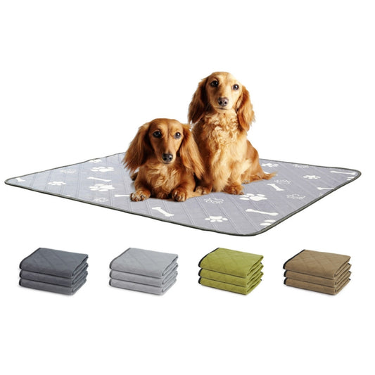 OBL0014 Can Water Wash Dog Urine Pad, Size: L (Gray) by bashfashion