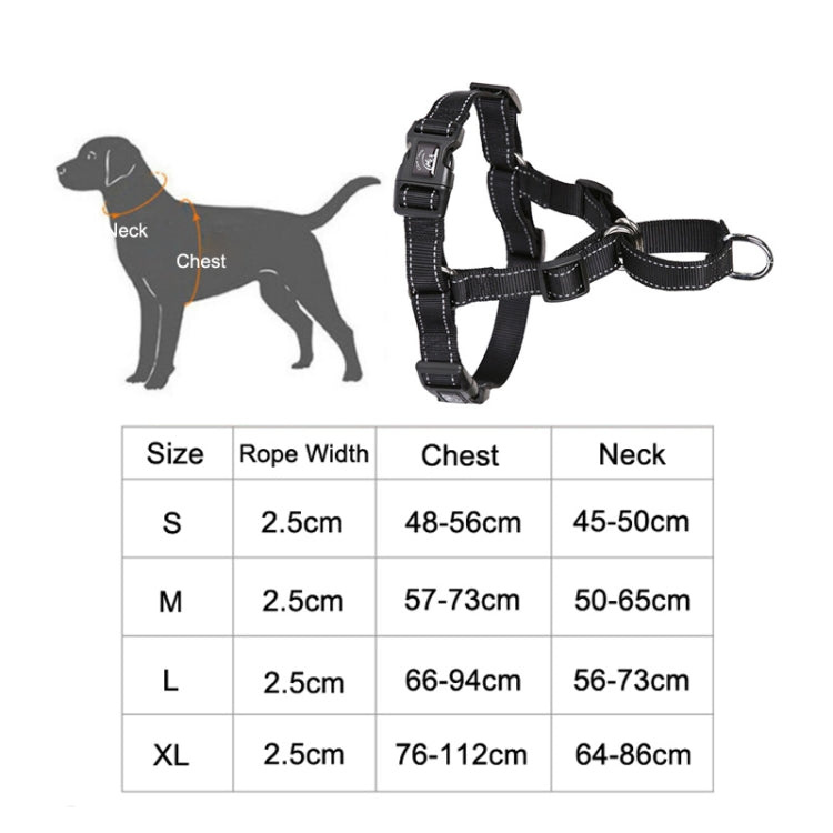Glow Castle Pet Reflective Nylon Prevent Running Wild Chest Strap, Size: L(Purple) by Glow Castle