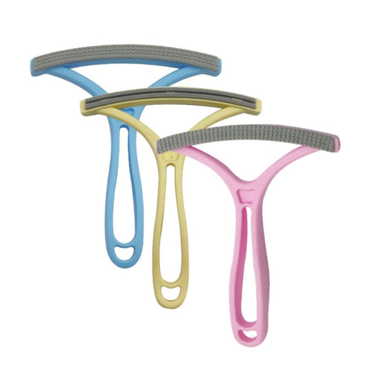 3 PCS Carpet Clothes Sofa Pet Fur Scraper Household Cleaning, Specification: OPP Bag(Blue) by bashfashion