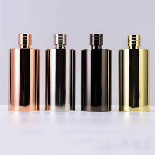 500ml Outdoor Wine Pot 304 Stainless Steel Cylindrical Hip Flask, Color: Frosted Surface by bashfashion