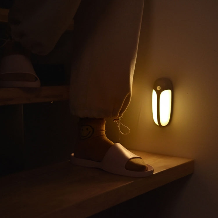 USB Rechargeable Firefly Smart Body Sensor LED Light(Natural Light) by bashfashion