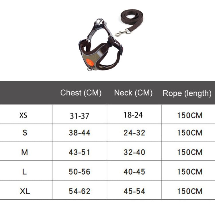 Pet Dog Harness Reflective Anti-break-off Vest-style Leash, Color: Mesh Cyan(L) by bashfashion