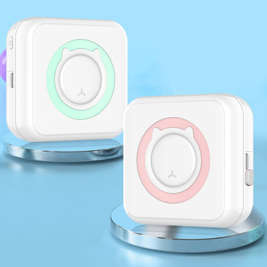 C15 Mini Student Bluetooth Inkless Photo Label Thermal Printer, Spec: Pink+5 Stickers by Huawei