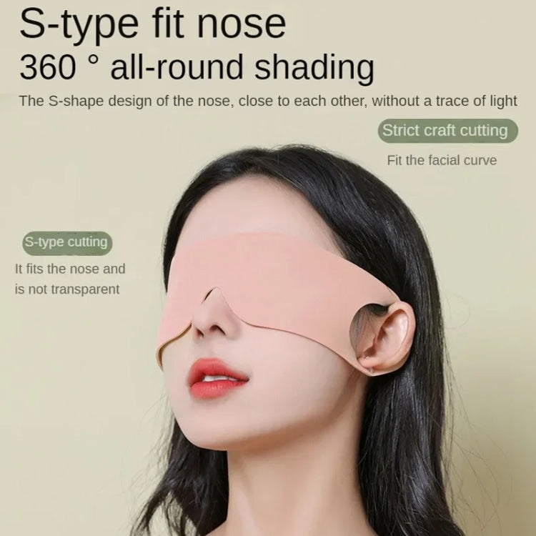 Strong Blackout Soft Relieve Fatigue Eye Protection Skin-Friendly Breathable Elasticity Washable Eye Mask, Size: M(Black) by bashfashion