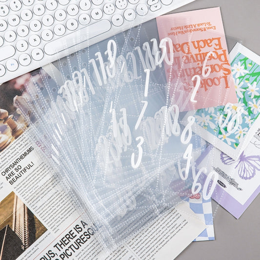 25sheets /Set A5 6 Holes Save Money Challenge Envelopes Replacement Inner Page, Spec: Set 3 by bashfashion