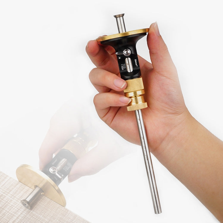 Ganwei 0.2mm Precision European Scriber Marking Gauge Parallel Line Drawing Woodworking Tool(Rolling Blade) by Ganwei