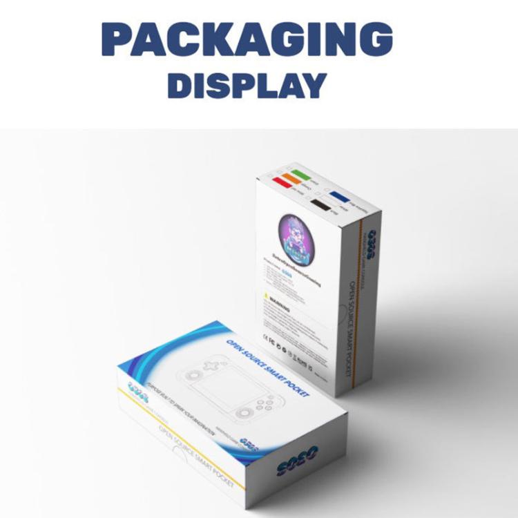 O30S 3.5-inch IPS Screen Open Source Handheld Game Console Linux System, Memory: 128G(White) by bashfashion