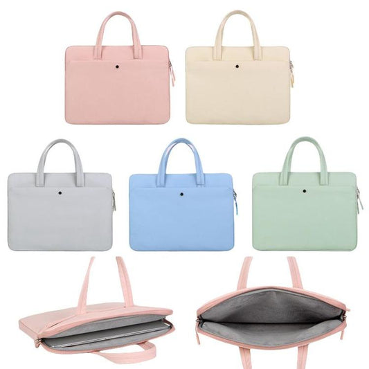 14-14.6inch Universal Laptop Bag Briefcase Women Multifunctional Shockproof Computer Bag, Color: Blue by bashfashion
