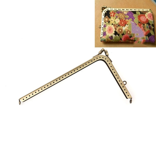 Multi-size Smooth L-shaped Mouth Gold Female Bag Hardware Accessories, Size:12.5cm by bashfashion