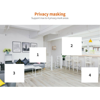 SriHome SH025 2.0 Million Pixels 1080P HD AI Auto-tracking IP Camera, Support Two Way Audio / Motion Tracking / Humanoid Detection / Night Vision / TF Card, US Plug by SriHome