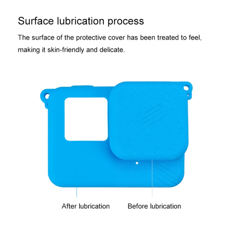 For Insta360 Ace Body Silicone Protective Case with Lens Cap (Black) by bashfashion