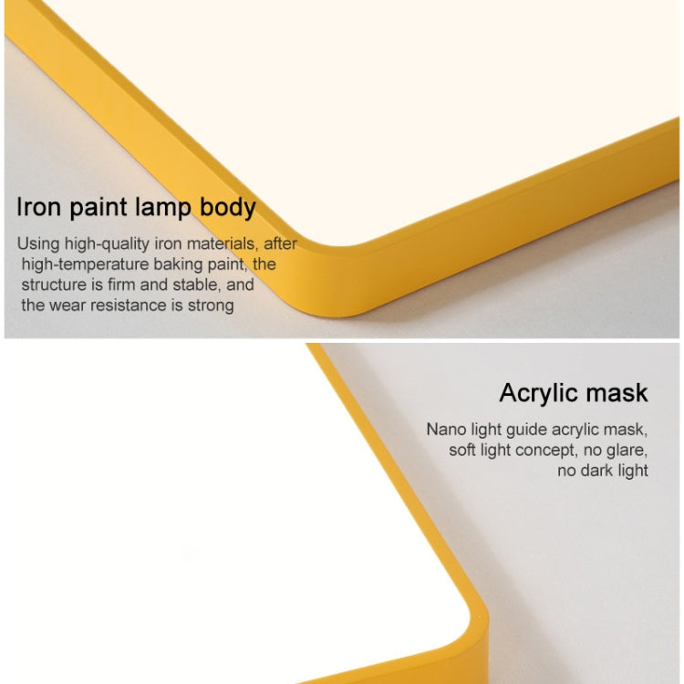 Macaron LED Round Ceiling Lamp, White Light, Size:78cm(Pink) by bashfashion