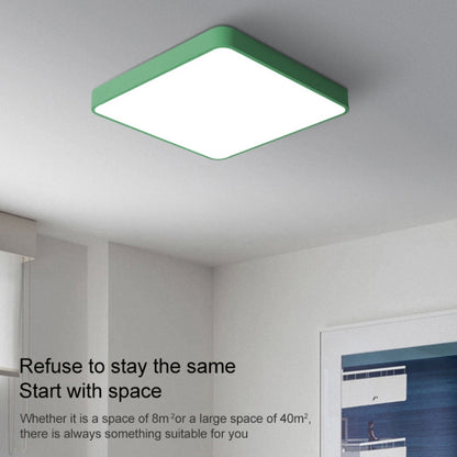 Macaron LED Square Ceiling Lamp, White Light, Size:30cm(Pink) by bashfashion