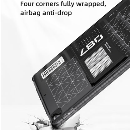 For iPad mini 6 / mini 2024 Mutural XingTu Series Tablet Case with Holder(Red) by Mutural