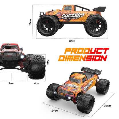 9500E 1:16 Full Scale Remote Control 4WD High Speed Car(Red) by bashfashion