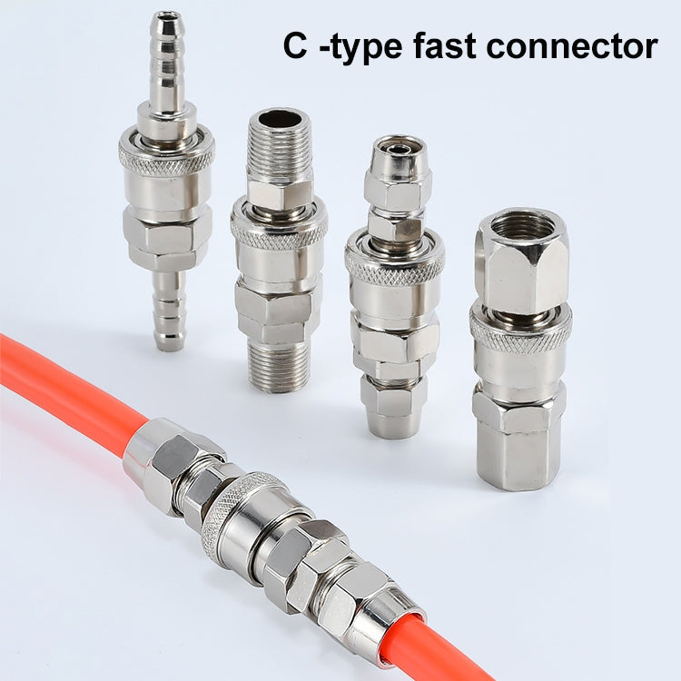 LAIZE SP+PP-40 10pcs C-type Self-lock Air Tube Pneumatic Quick Fitting Connector by LAIZE