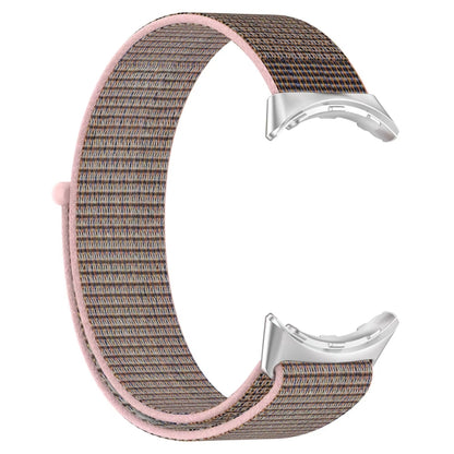 For Google Pixel Watch Metal Head Nylon Loop Watch Band(White) by bashfashion