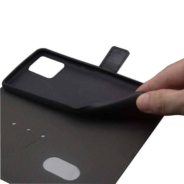 For T-Mobile REVVL 6 5G idewei Two-color Splicing Leather Phone Case(Black) by idewei