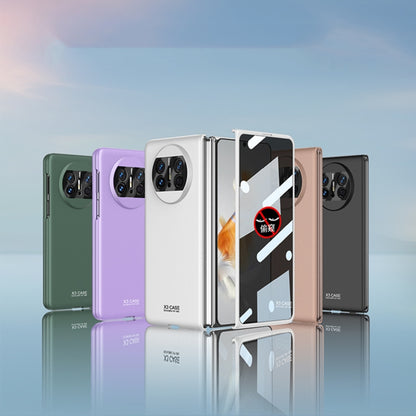 For Huawei Mate X3 GKK Peep-proof Integrated Ultra-thin Full Coverage Phone Flip Case(Green) by GKK