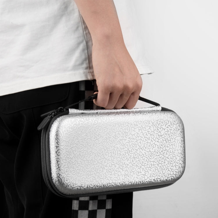 For Nintendo Switch Game Console Dragon Claw Pattern Storage Bag(Silver) by bashfashion