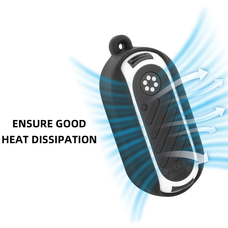 For Insta360 Go 3 Sunnylife IST-BHT594 Camera Body Silicone Case with Lens Cap & Neck Strap(White) by Sunnylife