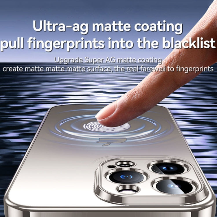 For iPhone 15 Plus SULADA Electroplating Frosted TPU Phone Case(Black) by SULADA