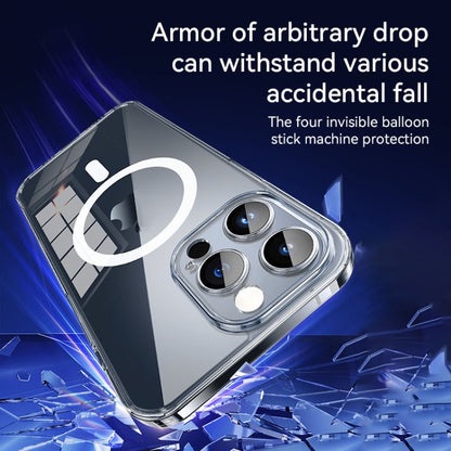 For iPhone 16 Plus SULADA Jingpin Series MagSafe All-inclusive Lens Electroplated TPU Phone Case(Transparent) by SULADA