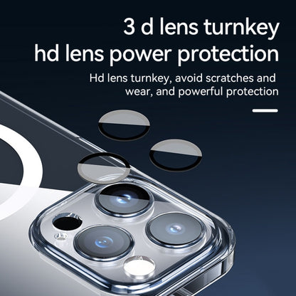 For iPhone 15 Plus SULADA Jingpin Series MagSafe All-inclusive Lens Electroplated TPU Phone Case(Transparent) by SULADA