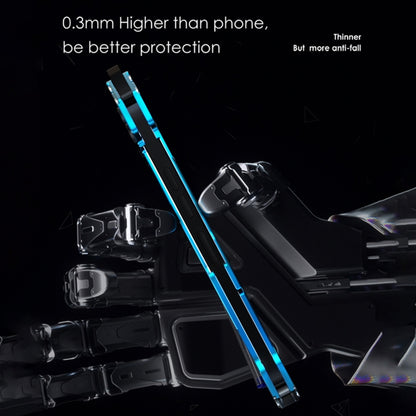 For iPhone 15 Pro Max R-JUST RJ17 Shockproof Armor Metal Phone Case(Black) by R-JUST