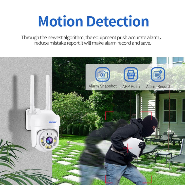 ESCAM TV114 4MP WiFi Camera Support Two-Way Voice & Night Vision & Motion Detection, Specification:UK Plug by ESCAM