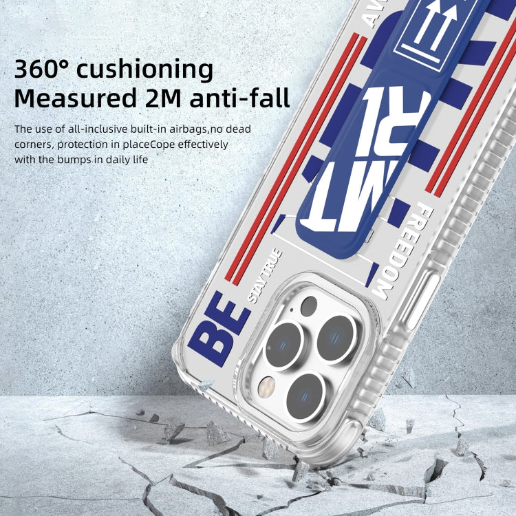 For iPhone 15 Pro Max Mutural Cyber Series TPU Phone Case with IML Stand(Red) by Mutural