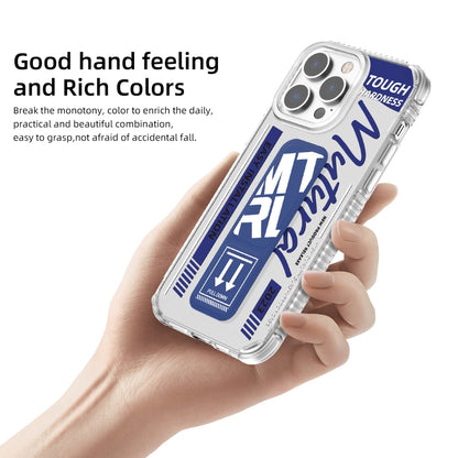 For iPhone 15 Pro Mutural Wing Flash Series TPU Phone Case with IML Stand(Red) by Mutural