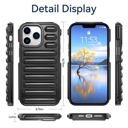 For iPhone 16e Capsule Series Candy Color TPU Phone Case(Black) by bashfashion