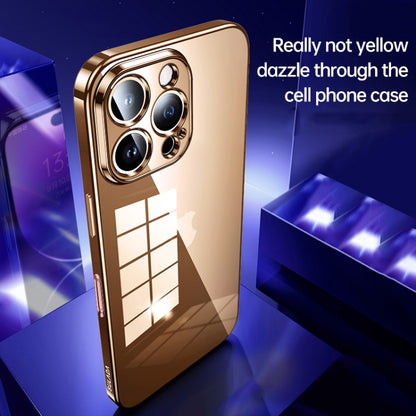 For iPhone 16 Plus SULADA Shine Through Series Plating TPU Transparent Phone Case(Silver) by SULADA