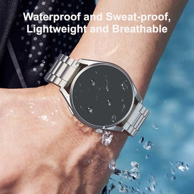 For Huawei Watch GT 5 / GT 4 46mm Button Style Three Beads Titanium Steel Quick Release Watch Band(Titanium Color) by bashfashion