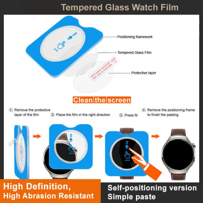 For Garmin Approach S70 42mm imak Tempered Glass Watch Film, Self-positioning Version by imak