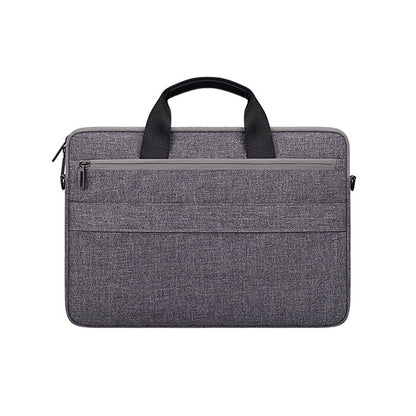 ST08 Handheld Briefcase Carrying Storage Bag without Shoulder Strap for 13.3 inch Laptop(Grey) by bashfashion