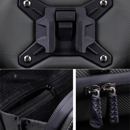 WILD MAN GD7X Mountain Bicycle EVA Hard Shell Handlebar Bag Quick Release Bracket(Army Green) by WILD MAN