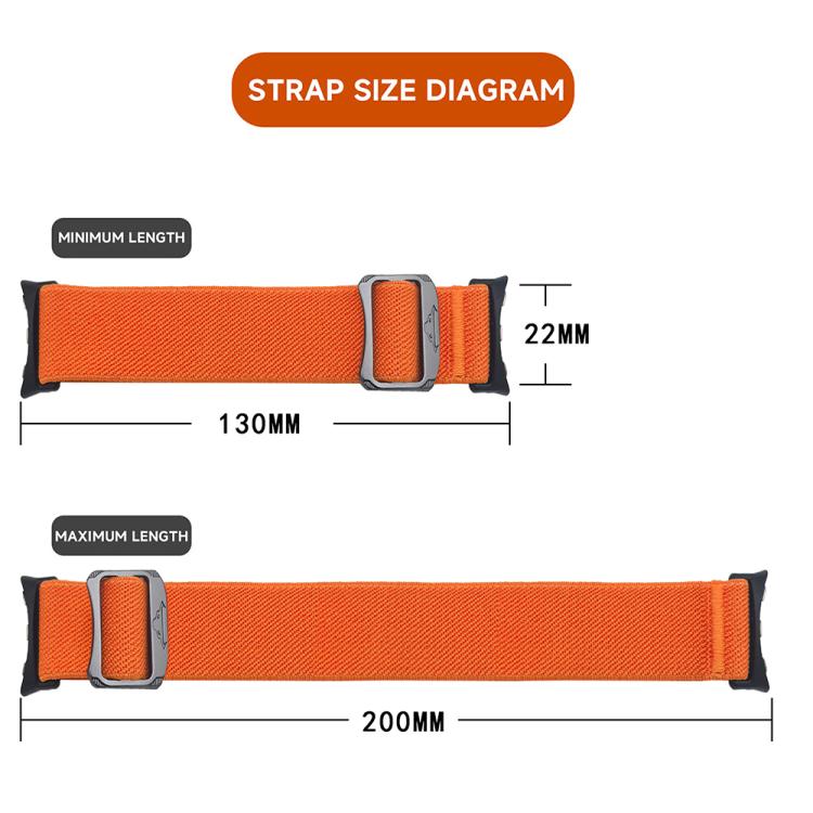 For Google Pixel Watch / Watch2 / Watch3 41mm xDfind Elastic Nylon Watch Band(Starlight) by xDfind